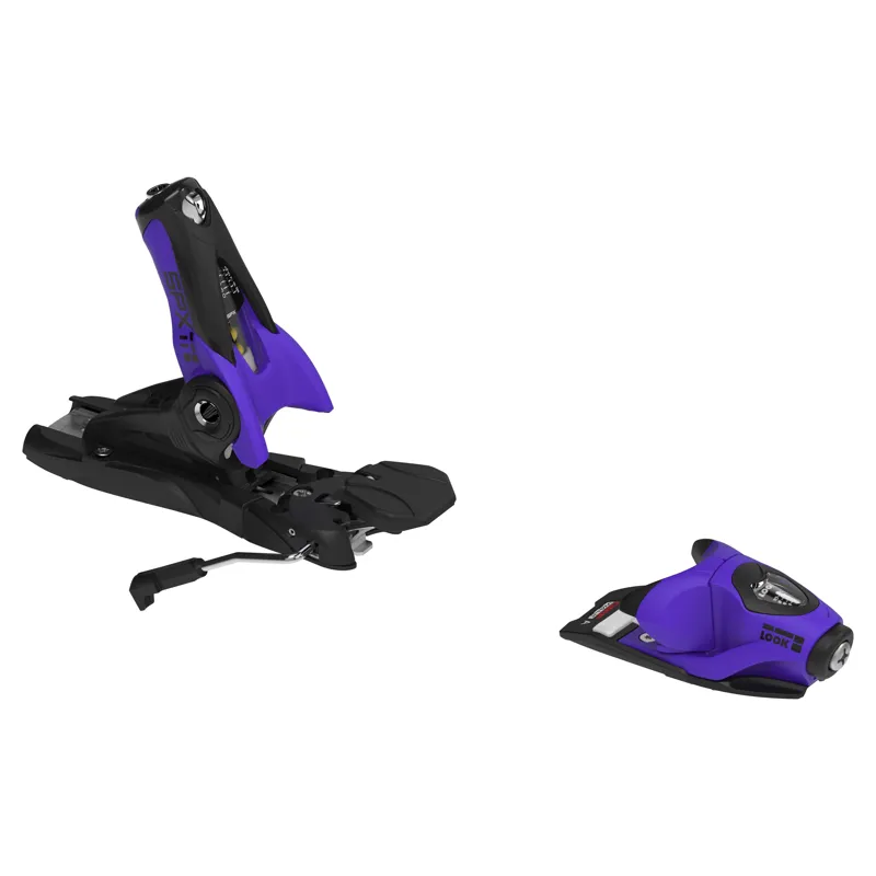 Look SPX 11 GW B90 Ski Bindings in Purple and Black with 90mm Brakes