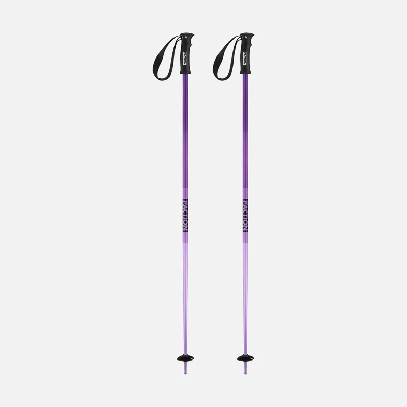 Faction Dancer Ski Poles in Purple-1
