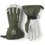 Hestra Heli Ski Army Leather Ski Gloves In Olive Green