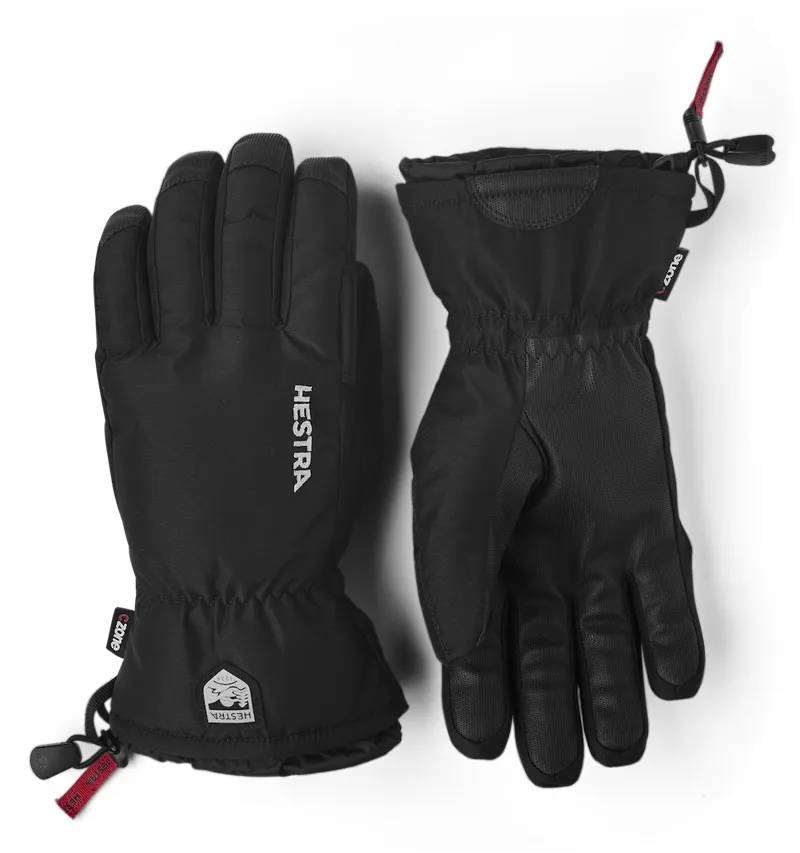 Hestra CZone Cosmo Ski Gloves in Black