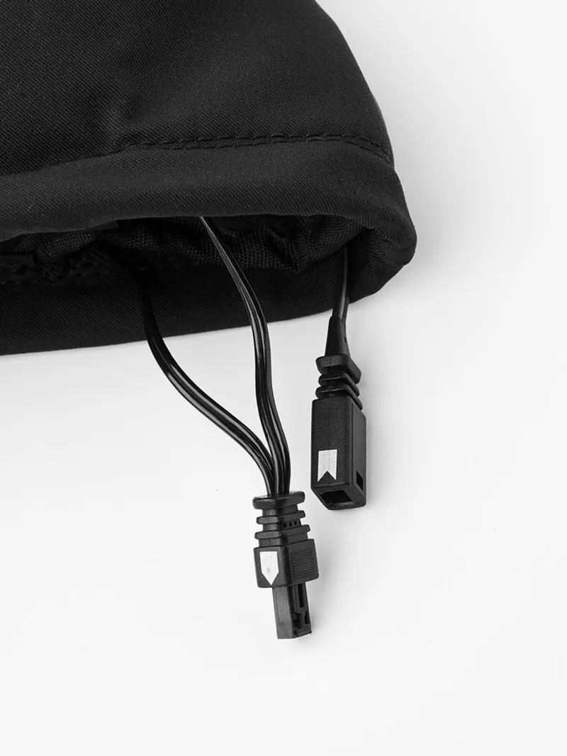 Hestra Gloves Power Heater Gauntlet Heated Gloves In Black-4