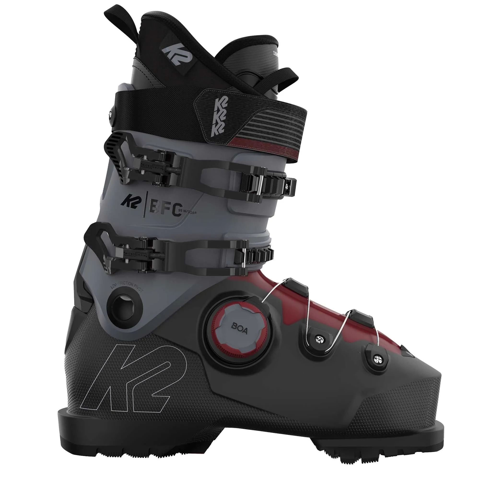k2 bfc 95 women's ski boots 2024 W Heat - 2023 ic Bluetooth heated Liner let you control the temperature through the free Therm K2 Women's Mindbender 95 BOA