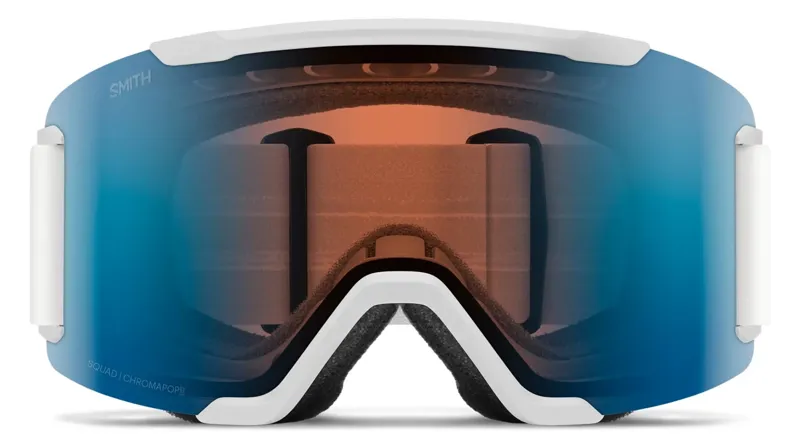 Smith SQUAD2 Ski Goggles in White Vapour + CP Pro Photochromic Blue Mirror-1