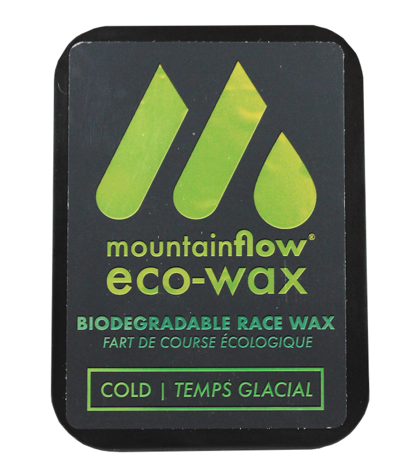 mountainFLOW Plant Based Race Ski Wax Cold Conditions -21 to -9C 40g