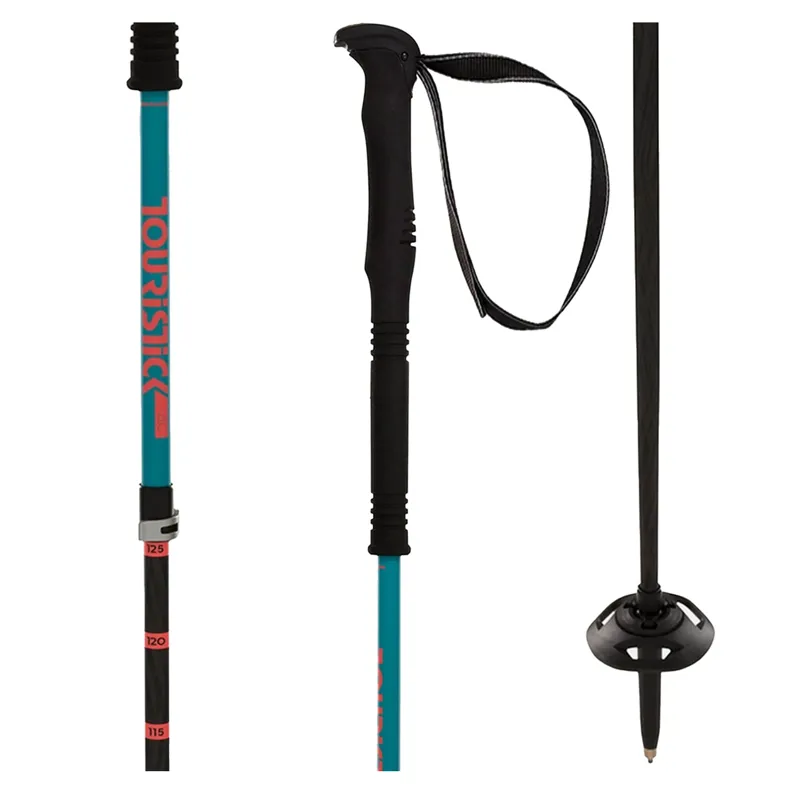 Volkl Touristick AC Ski Adjustable Poles In Blue