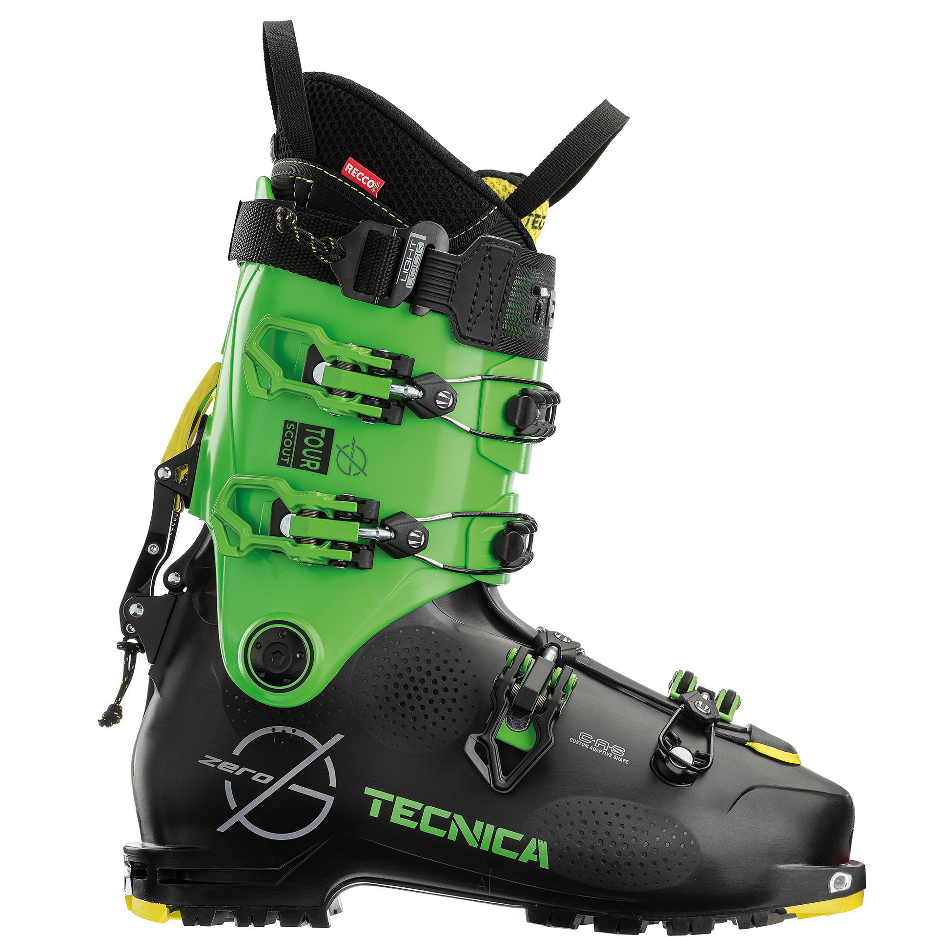 Tecnica Zero G Tour Scout Ski Boots With Low Tech Inserts