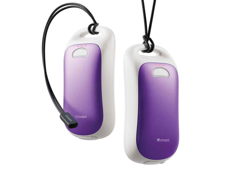 UT4 Urban 2-in-1 Magnetic Rechargeable Hand Warmers - Purple on White