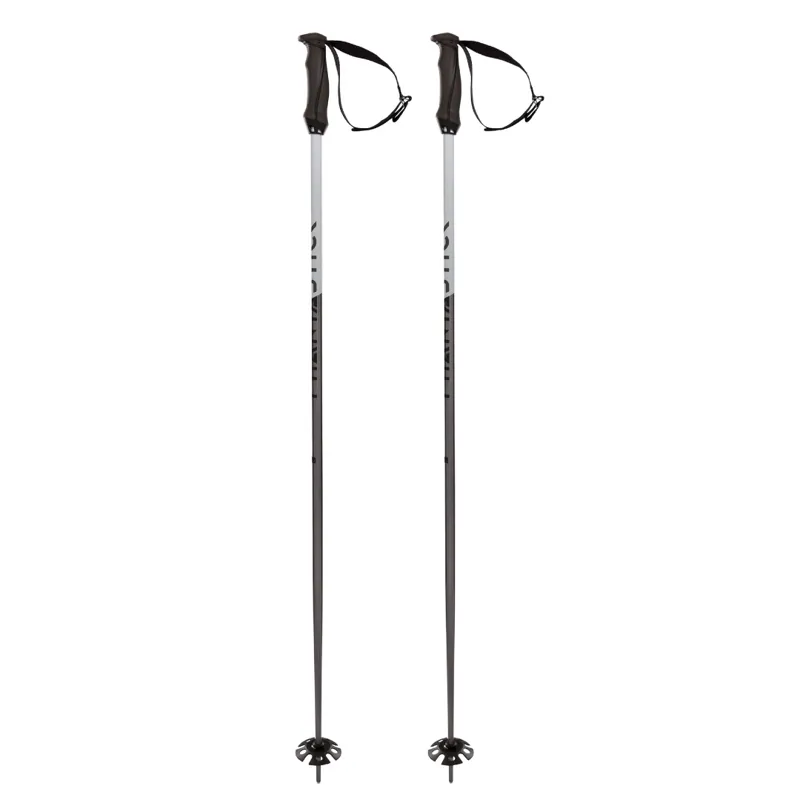 Volkl Phantastick 18mm Alloy Ski Poles In White/Silver