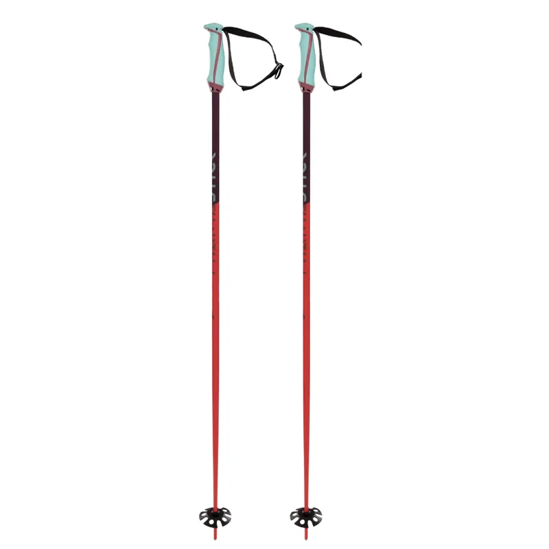 Volkl Phantastick 18mm Alloy Ski Poles In Bright Red