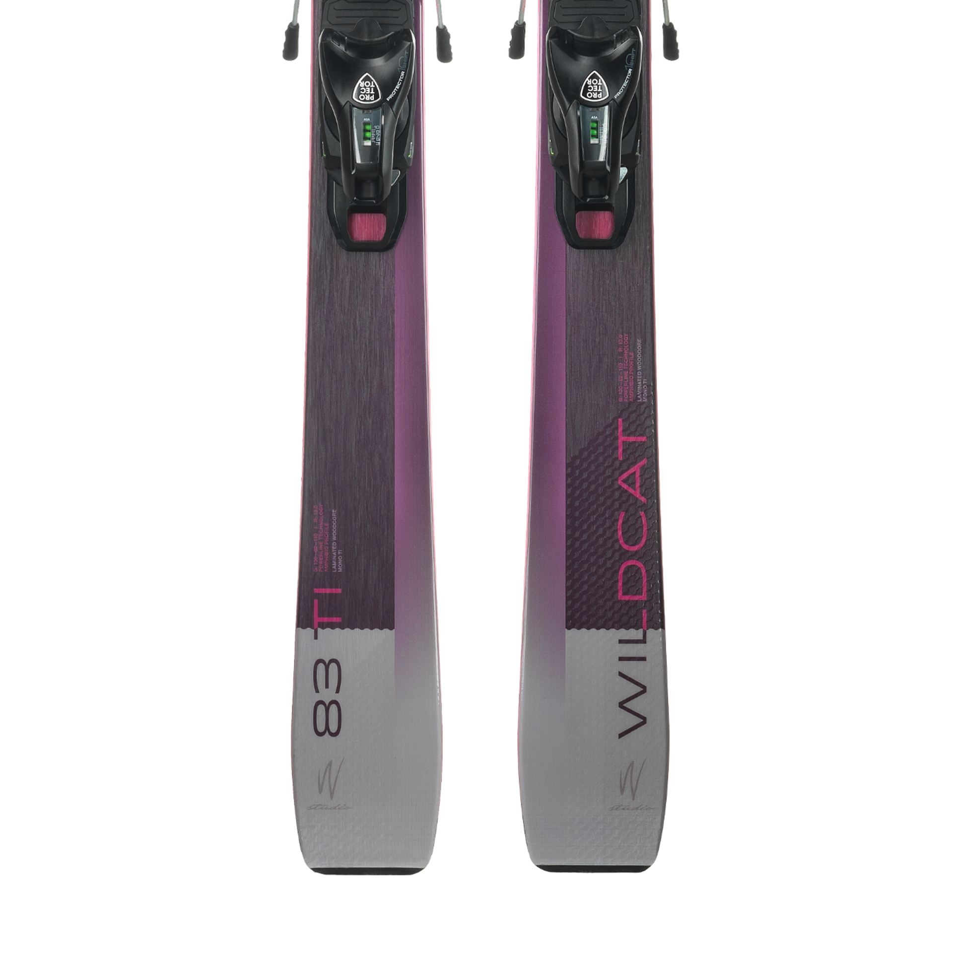 Elan Wildcat 83 Ti all mountain skis shift x el 9 Bindings Ladies