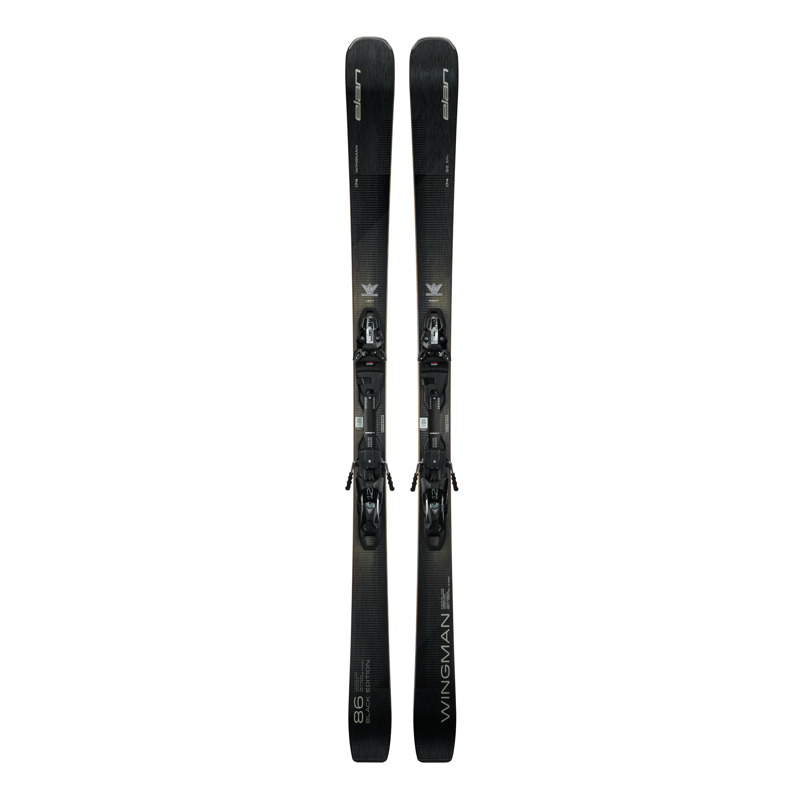 Elan Wingman 86 BLACK EDITION Skis 2026 with EMX 12.0 Bindings-1