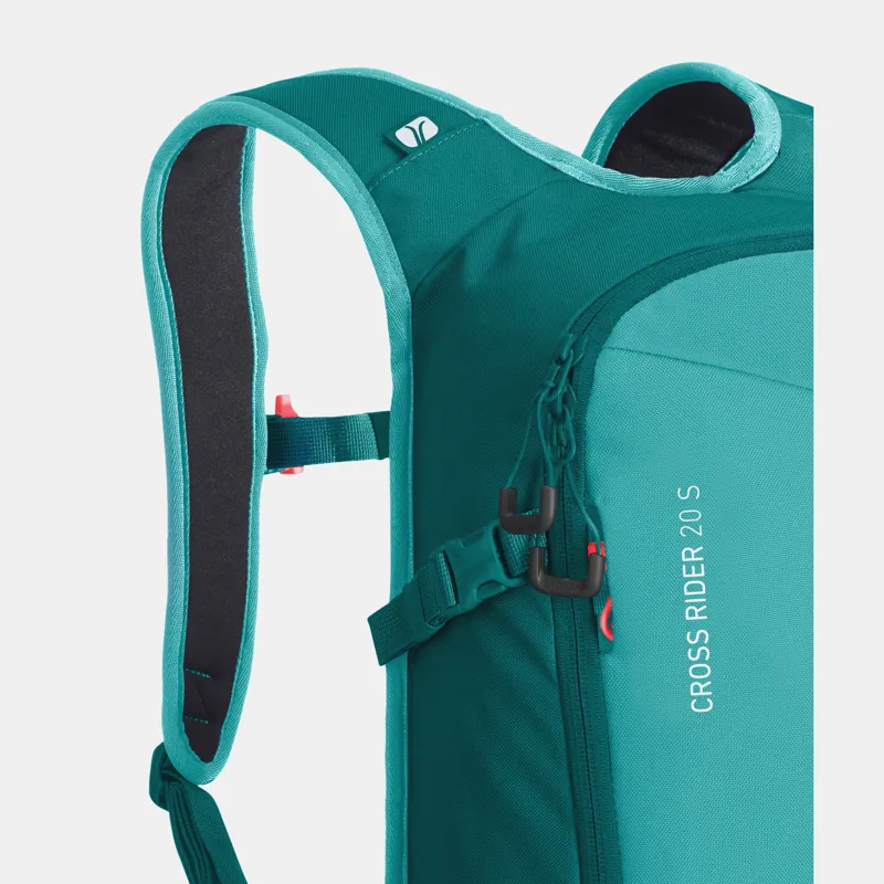 Ortovox Cross Rider 20 S Ski Backpack 20 Litre in Pacific Green-1