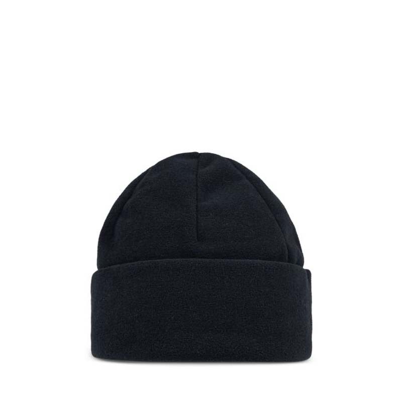 Buff Polar Beanie In Solid Black