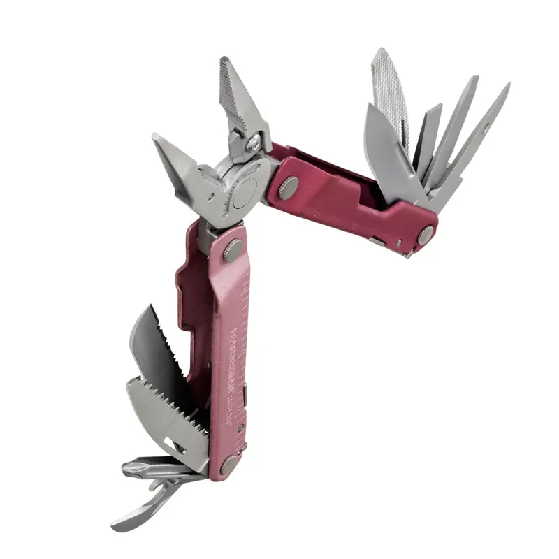 Leatherman Rebar Multi Tool in Heathered Cranberry-2