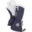 Hestra Army Leather Heli Ski Glove Unisex 3 Finger In Navy