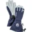 Hestra Gloves Army Leather Heli Ski Glove Unisex 5 Finger Navy