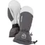 Hestra Army Leather Heli Ski and Snowboard Mitten Unisex Grey