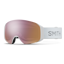 Smith 4D Mag S Goggles in White Chunky Knit with CP Rose Gold Mirror Lens + Storm Lens