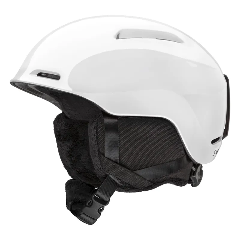 Smith Glide Jr Childrens Ski Helmet in Gloss White