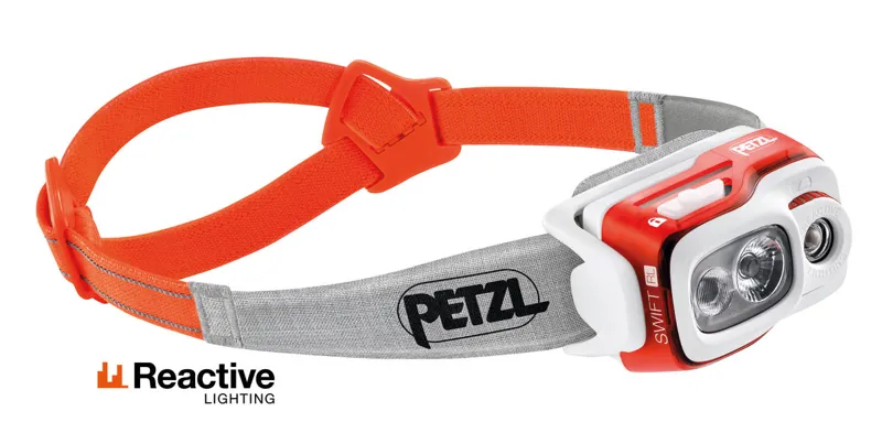 Petzl Head Torch Swift RL 900 In Orange
