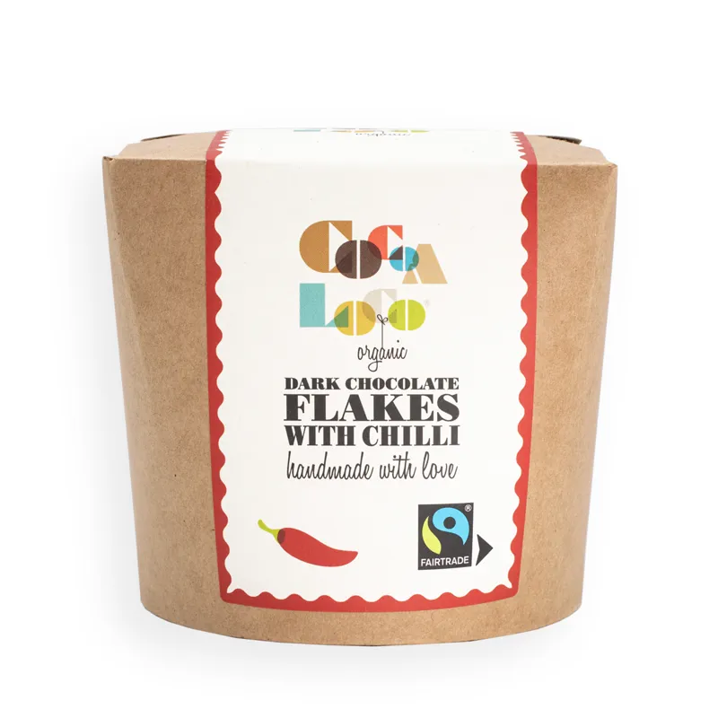 Cocoa Loco Hot Chocolate Flakes Chilli Chocolate 200g