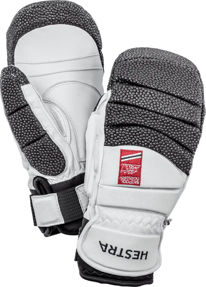 Hestra Gloves Gripen GS Mitts In White and Blue
