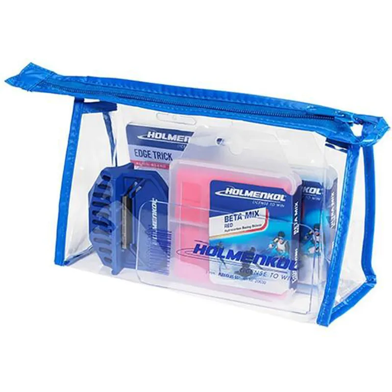 Holmenkol Alpine Starter Set Ski and Snowboard Travel Waxing Kit