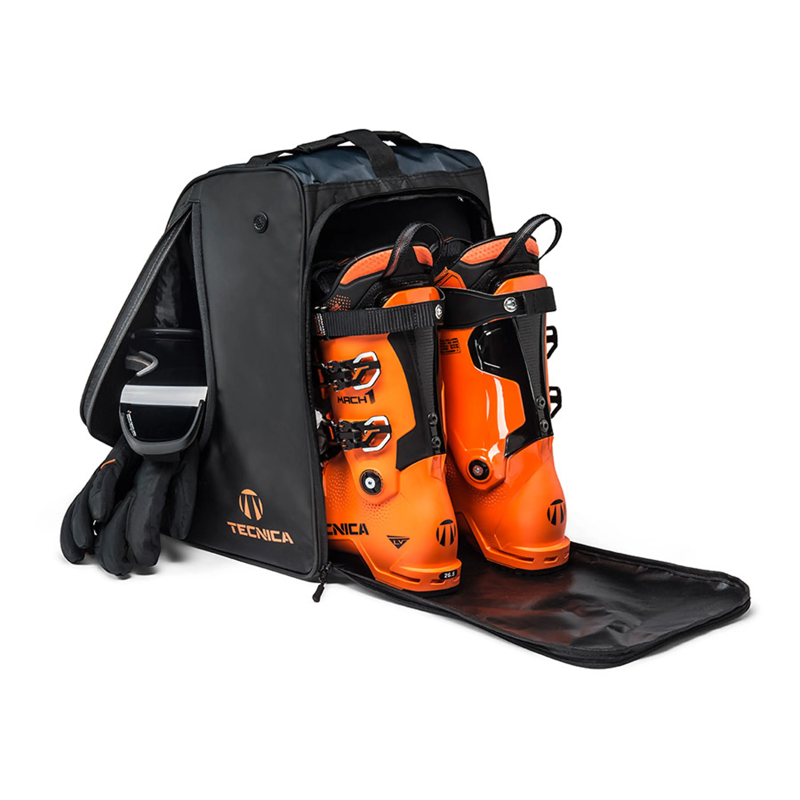 Tecnica Ski Boot Bag in Blue and Orange-1