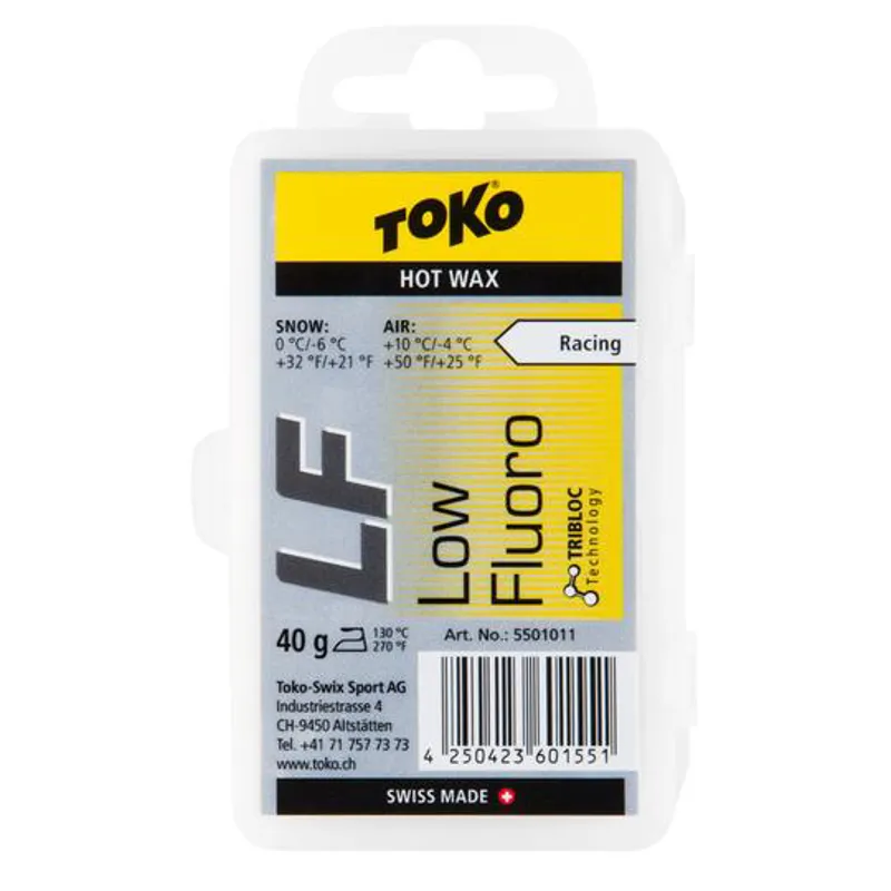 TOKO LF Low Fluoro ホットワックス 120g wax TOKO Low Racing TRIBLOC