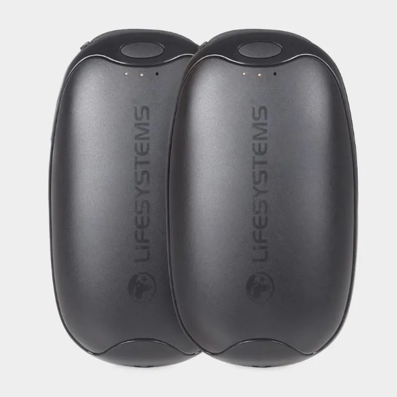 Lifesystem Dual-Palm Rechargeable Hand Warmers And Power Banks