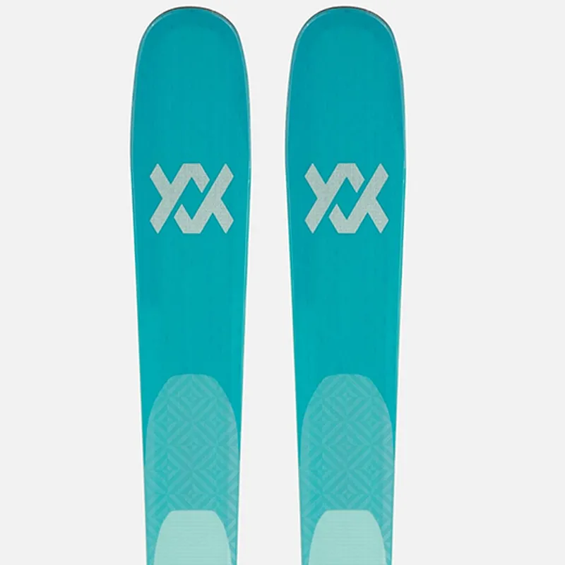 Volkl Blaze 82 Ex Demo All Mountain Skis in Teal 166cm Squire Demo Bindings