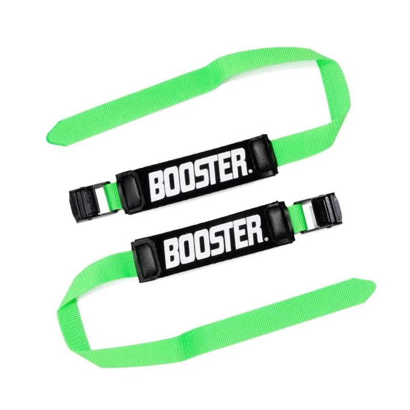 Booster Ski Power Strap Medium in Neon Green - 1 Pair