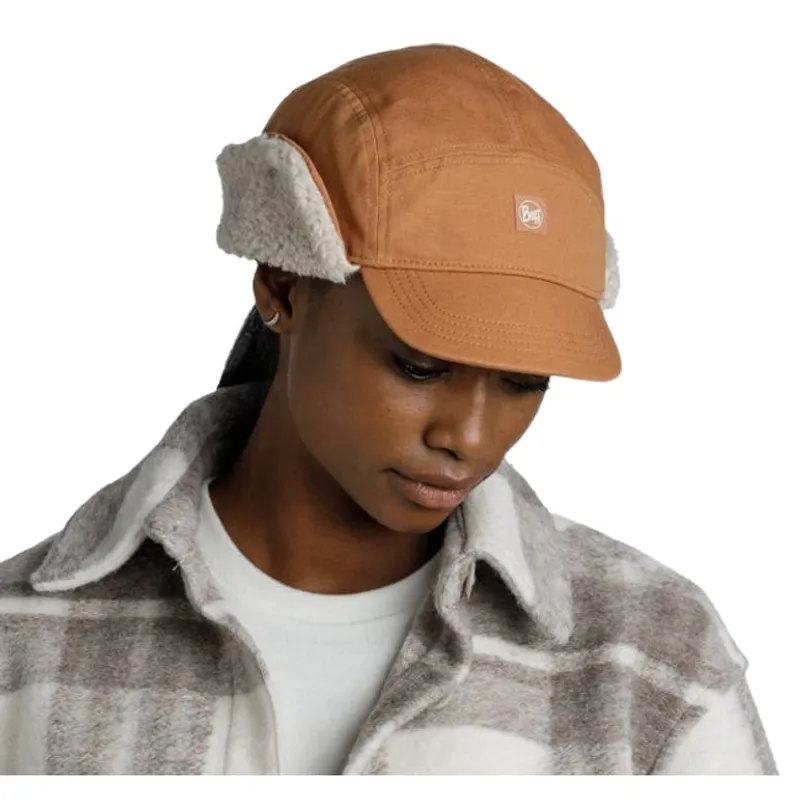 Buff Fall Line Cap in Simu Copper-4