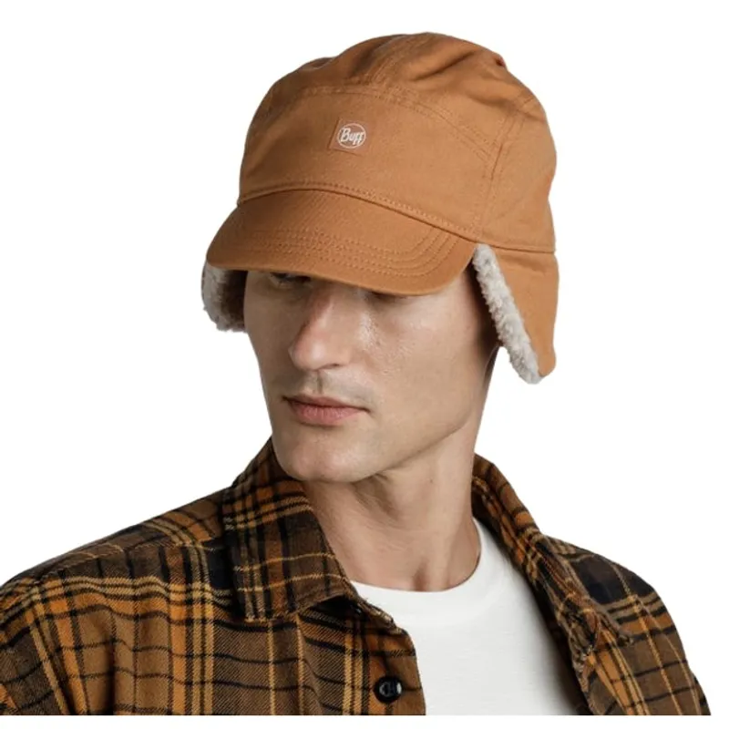 Buff Fall Line Cap in Simu Copper-3