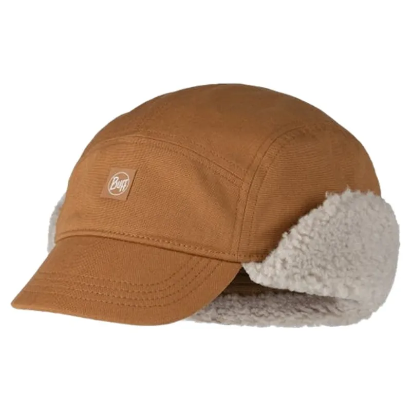 Buff Fall Line Cap in Simu Copper-2