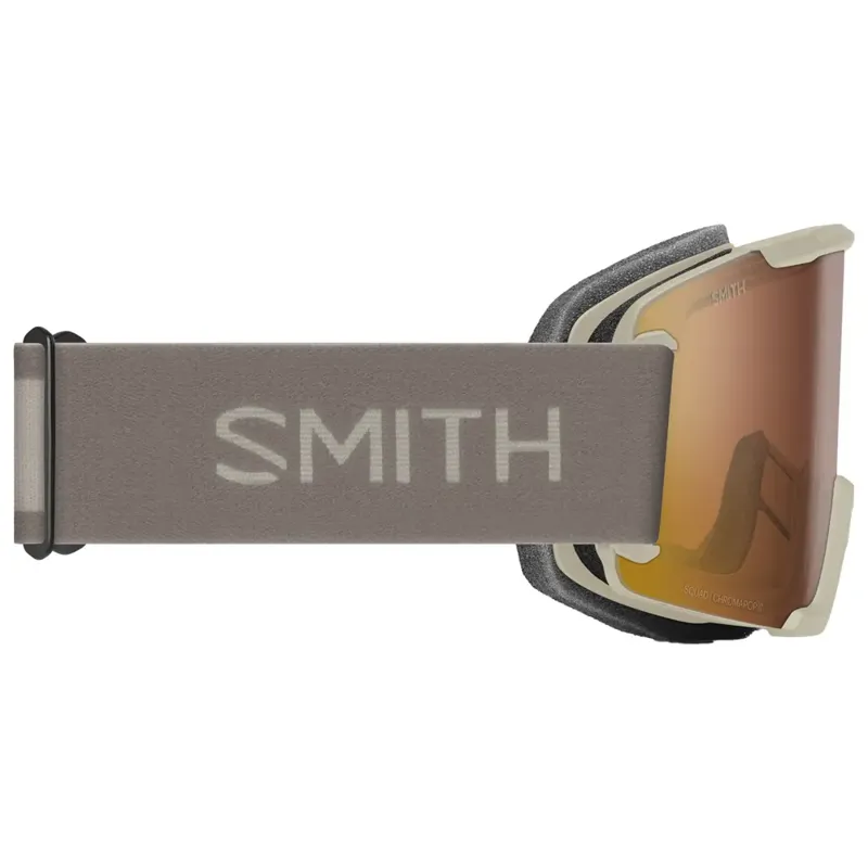 Smith SQUAD2 Ski Goggles in Chalk + CP Pro Photochromic Gold Mirror-3