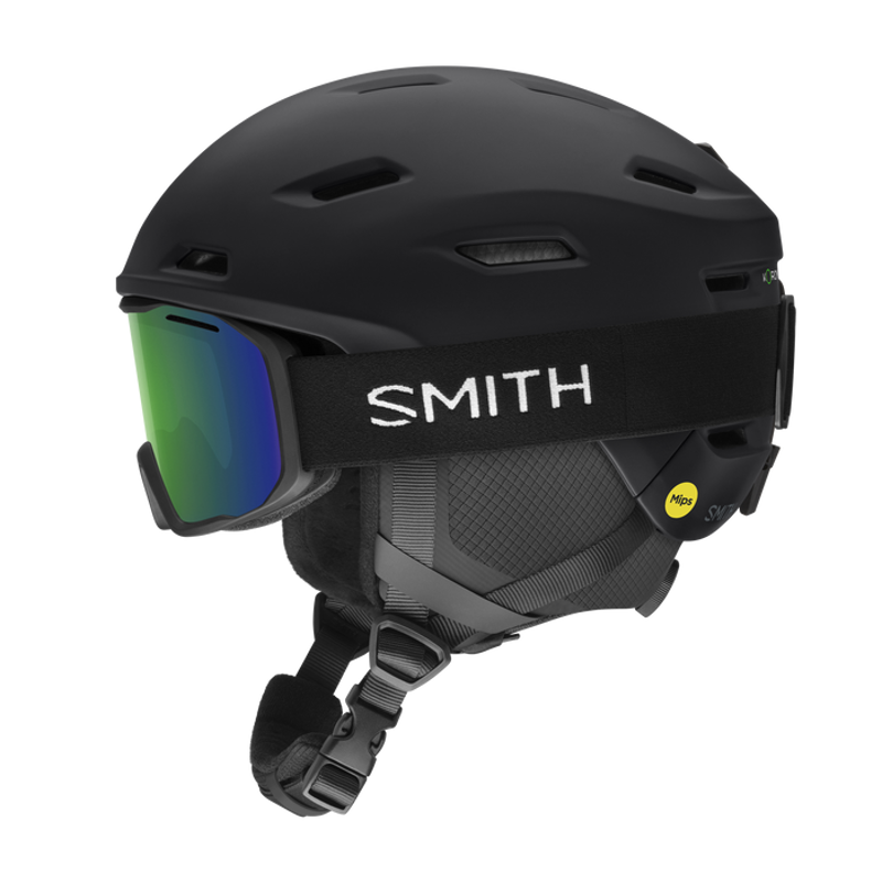 Smith Descend MIPS Ski and Snowboard Helmet in Matte Black-2