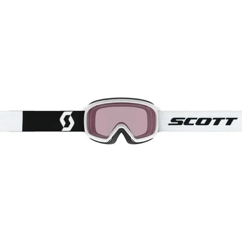 Scott Goggle Jr Witty in White/Black with Enhancer Lens-1