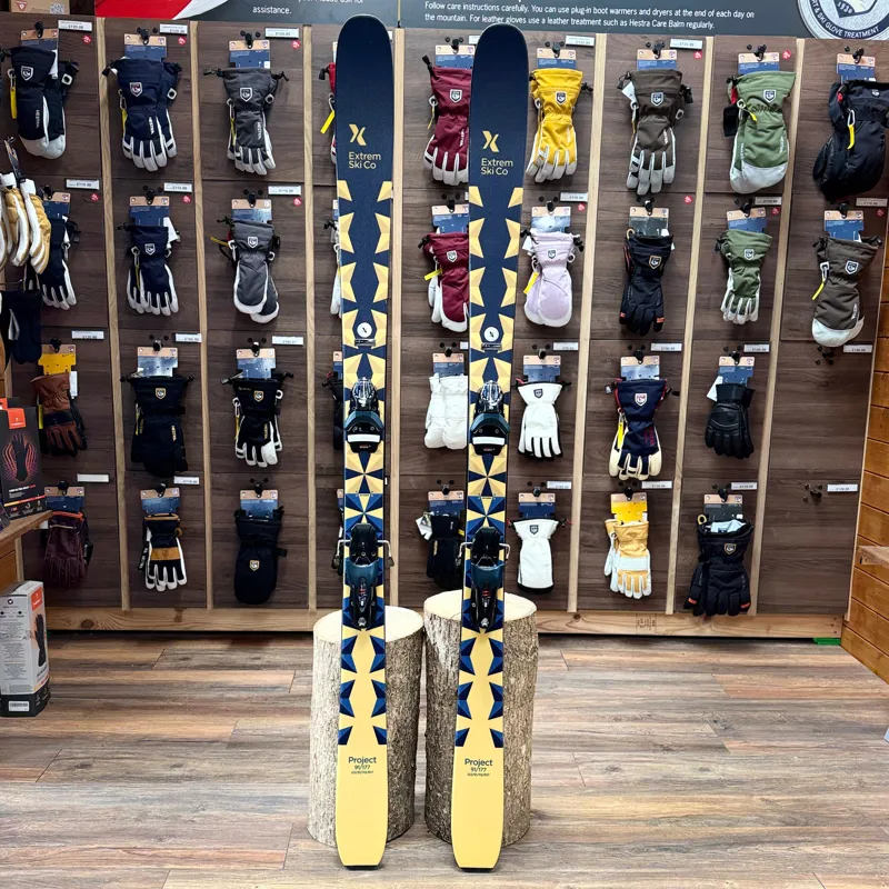 Extrem Ex-Demo Project 91 Skis 2026 with Look SPX French Navy Bindings 177cm-1