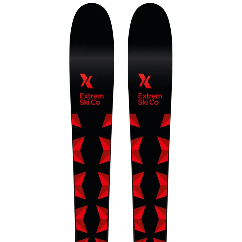 Extrem Ski Co Project 83 Skis 2026 in Red and Black