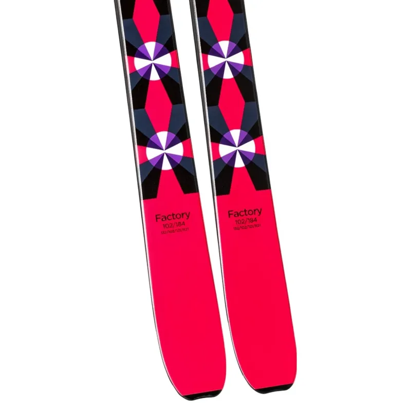 Extrem Skis Factory 102 in Black-2