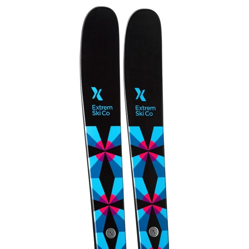 Extrem Skis Factory 96 Skis in Black-1