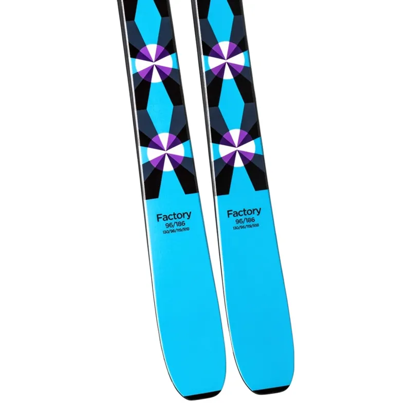 Extrem Skis Factory 96 Skis in Black-2