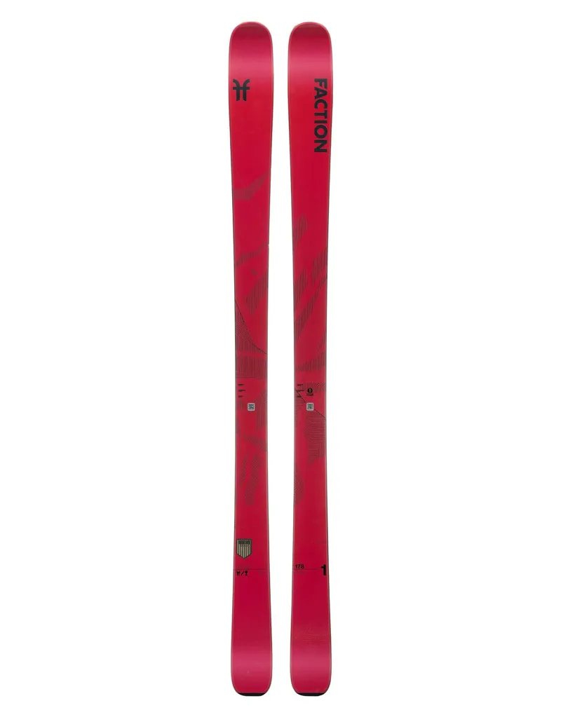 Faction Agent 1 Ex Demo Freeride Touring Skis in Red - Skis Only-1