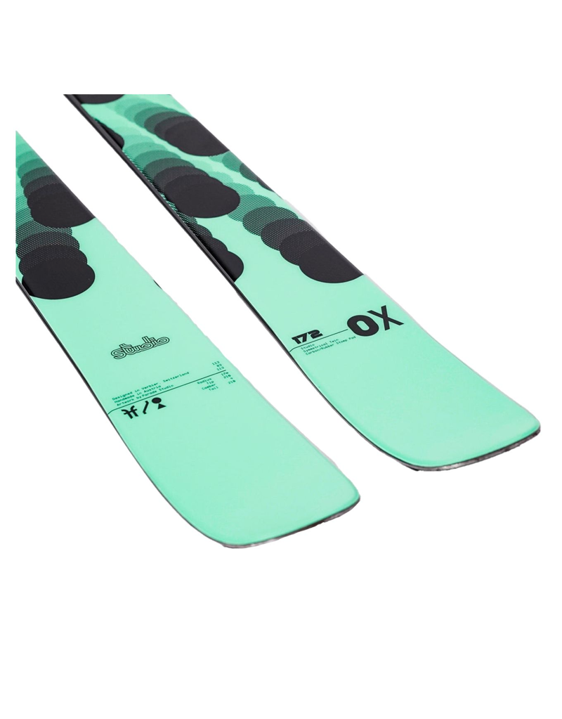 Faction Studio 0X 2024 Ex Demo Freestyle Twin Tip Park Skis - Skis Only-4