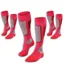 Falke Ski Socks SK2 Womens Socks 3 Bundle Pack - 41-42 Rose Pink