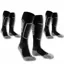 Falke Ski Socks SK4 Mens Socks 3 Bundle Pack - 46-48 Black