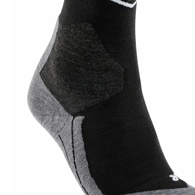 Falke Ski Socks SK4 Mens Padded Low Volume Sock in Black-3