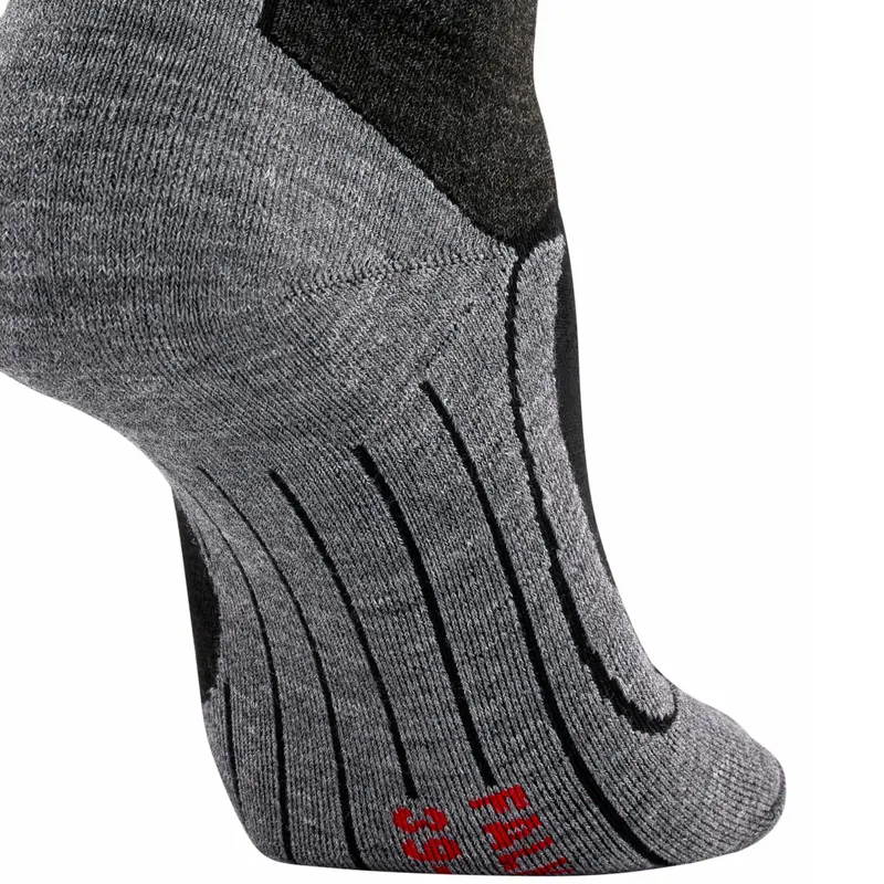 Falke Ski Socks SK4 Mens Padded Low Volume Sock in Black-2