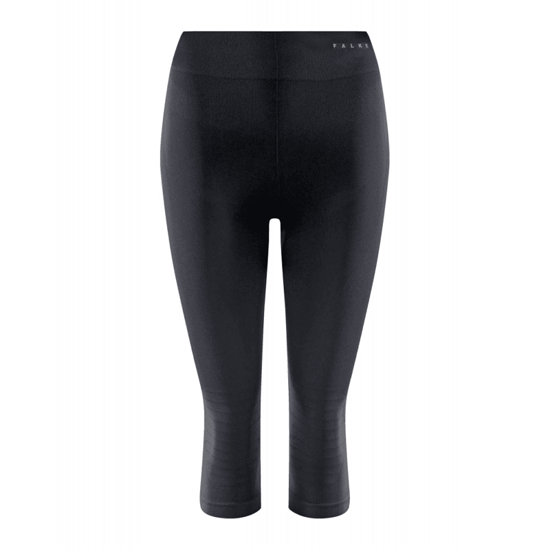 Falke Maximum Warm Womens 3/4 Length Thermal Leggings in Black